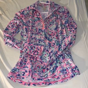 Lilly Pulitzer Luxletic zip up top